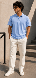 Short sleeve polo shirt